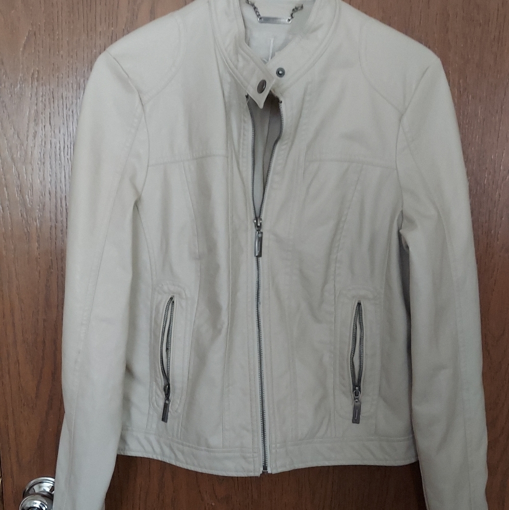 PU leather jacket